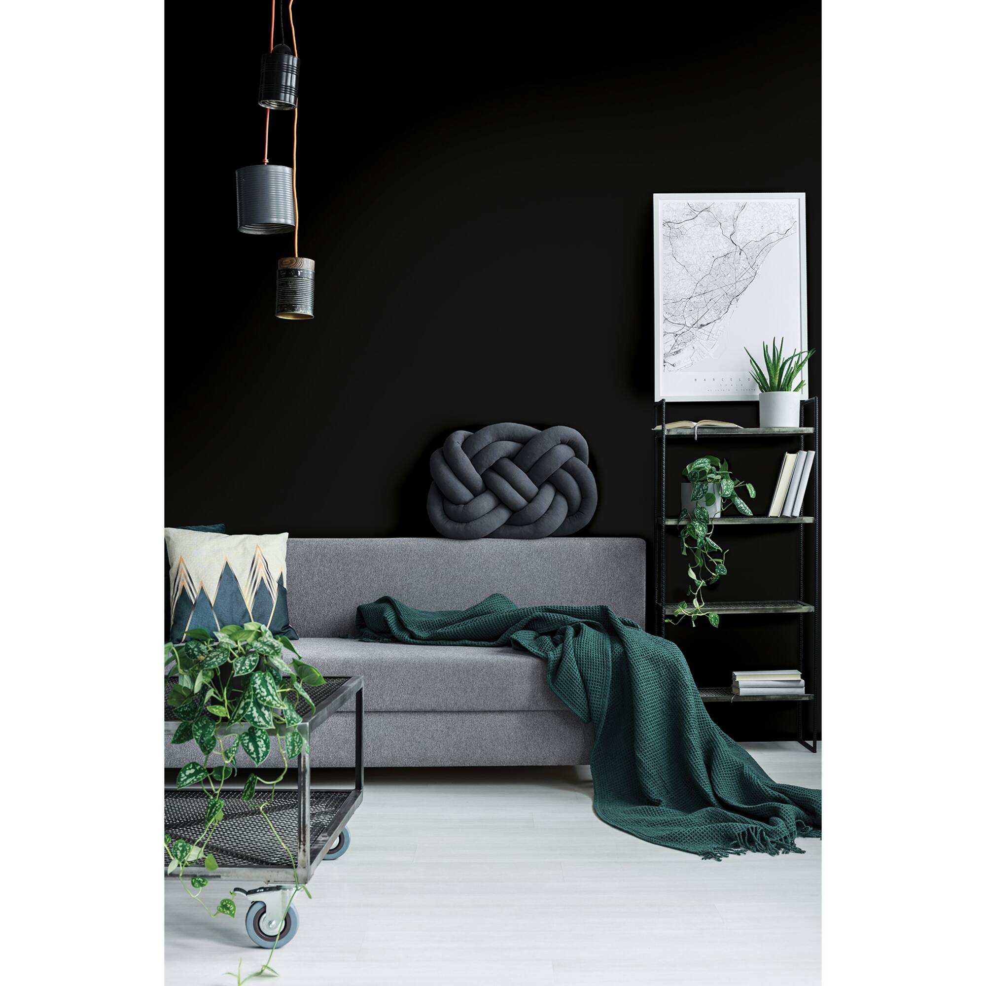 My Style Inkwell Black Peel & Stick Wallpaper